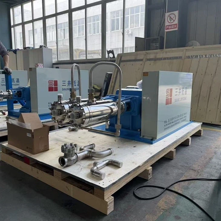 High Flow Rate Cryogenic Reciprocating Pump factory